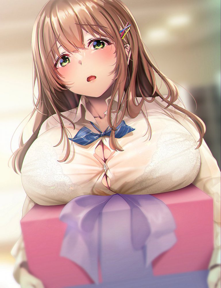 【乳袋】巨乳のファッション画像【二次】 　その４